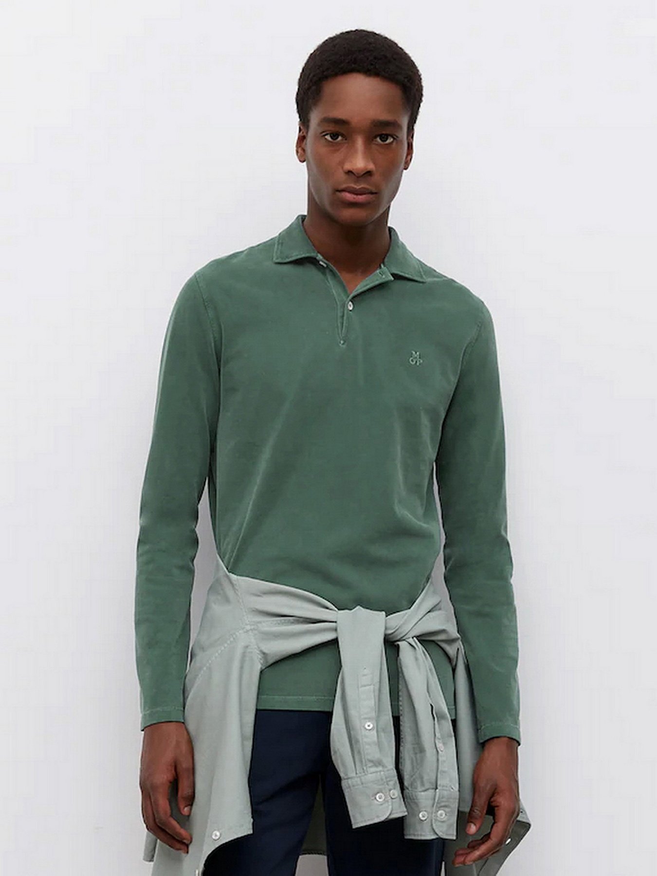 Поло Marc O’Polo модель 220223655000-469 Поло Marc O’Polo модель 220223655000-469 Фото