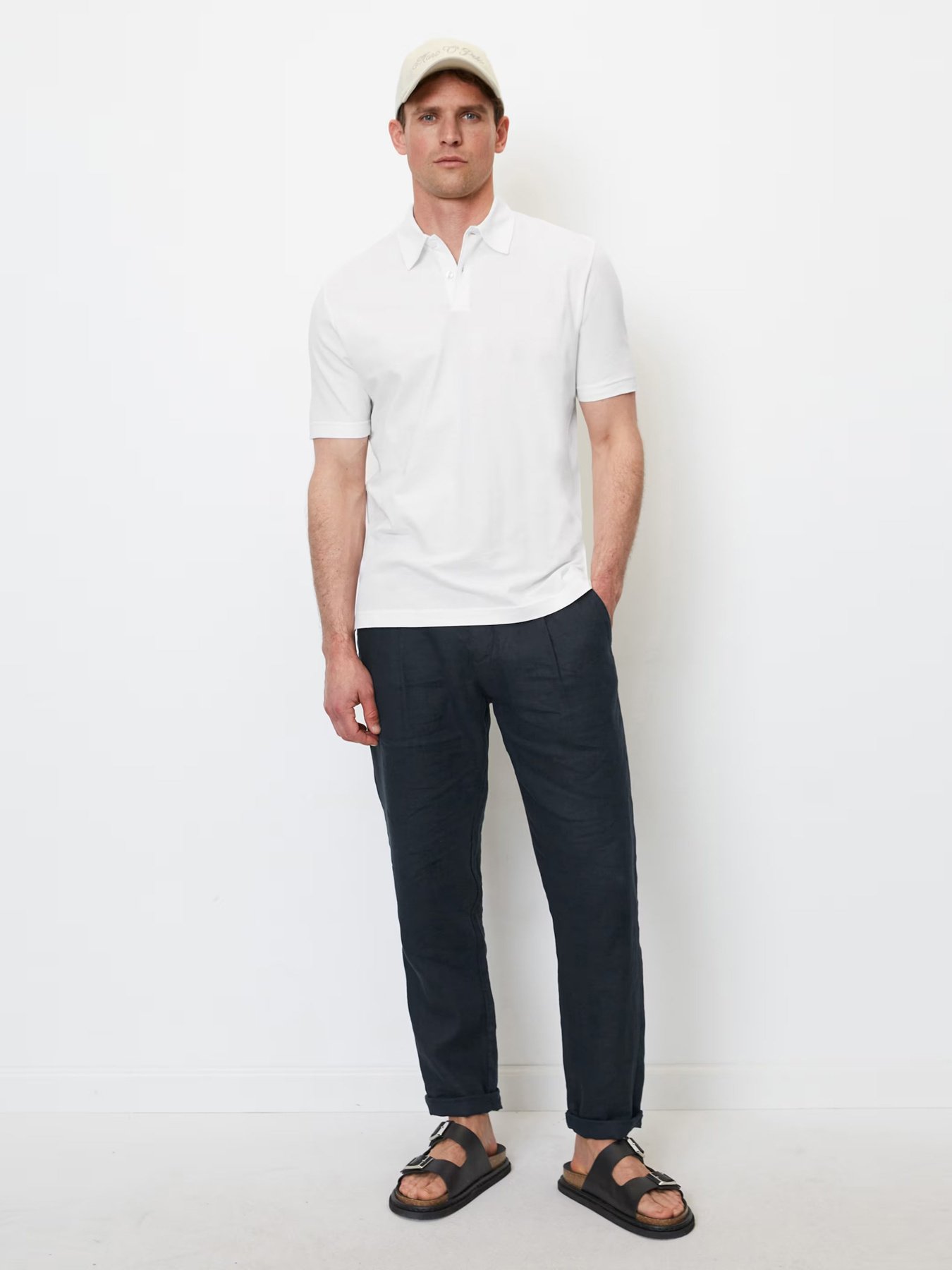 Поло Marc O’Polo модель 324221053056-100 Фото