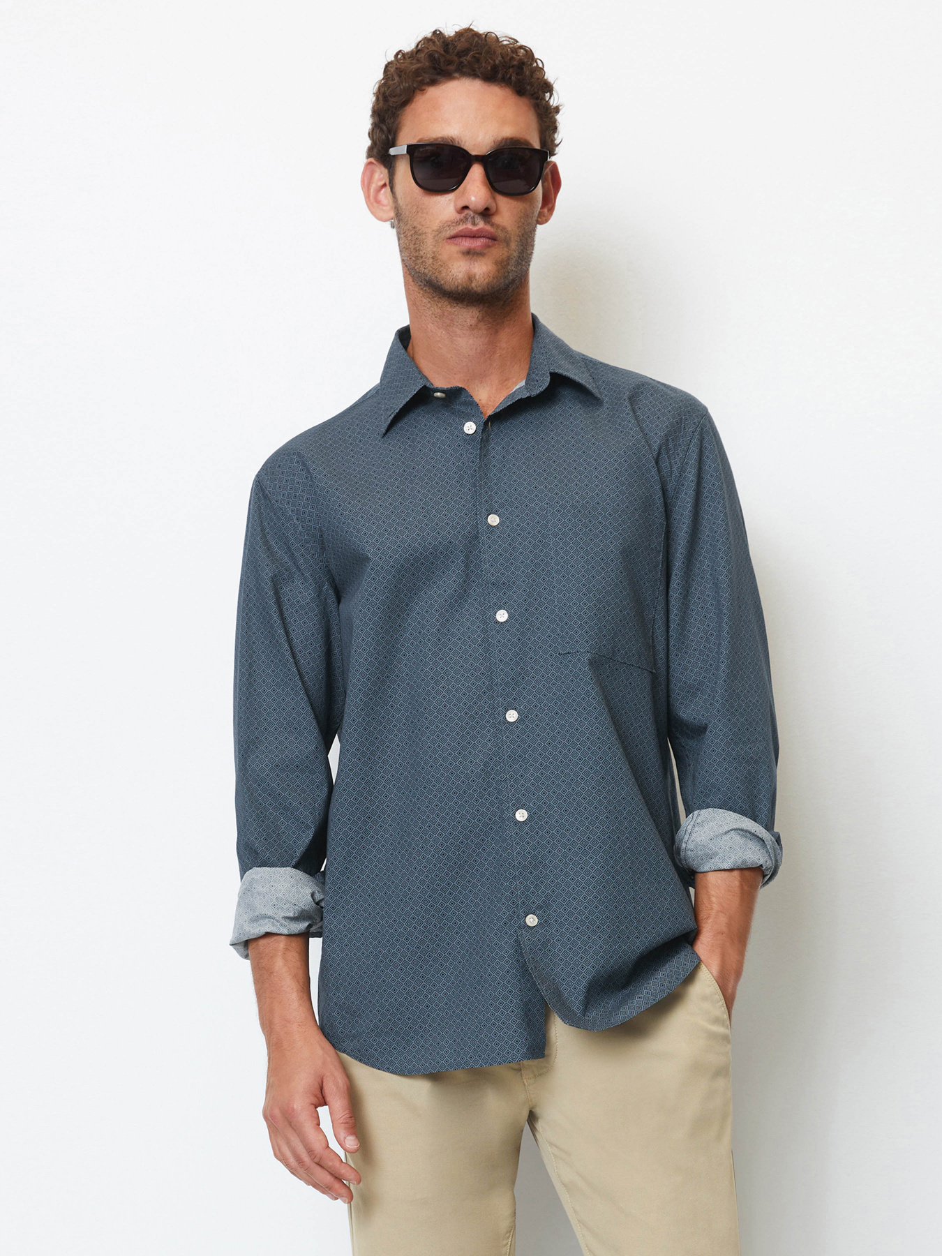 Рубашка повседневная Marc O’Polo модель M27735442090-J89 Рубашка повседневная Marc O’Polo модель M27735442090-J89 Фото