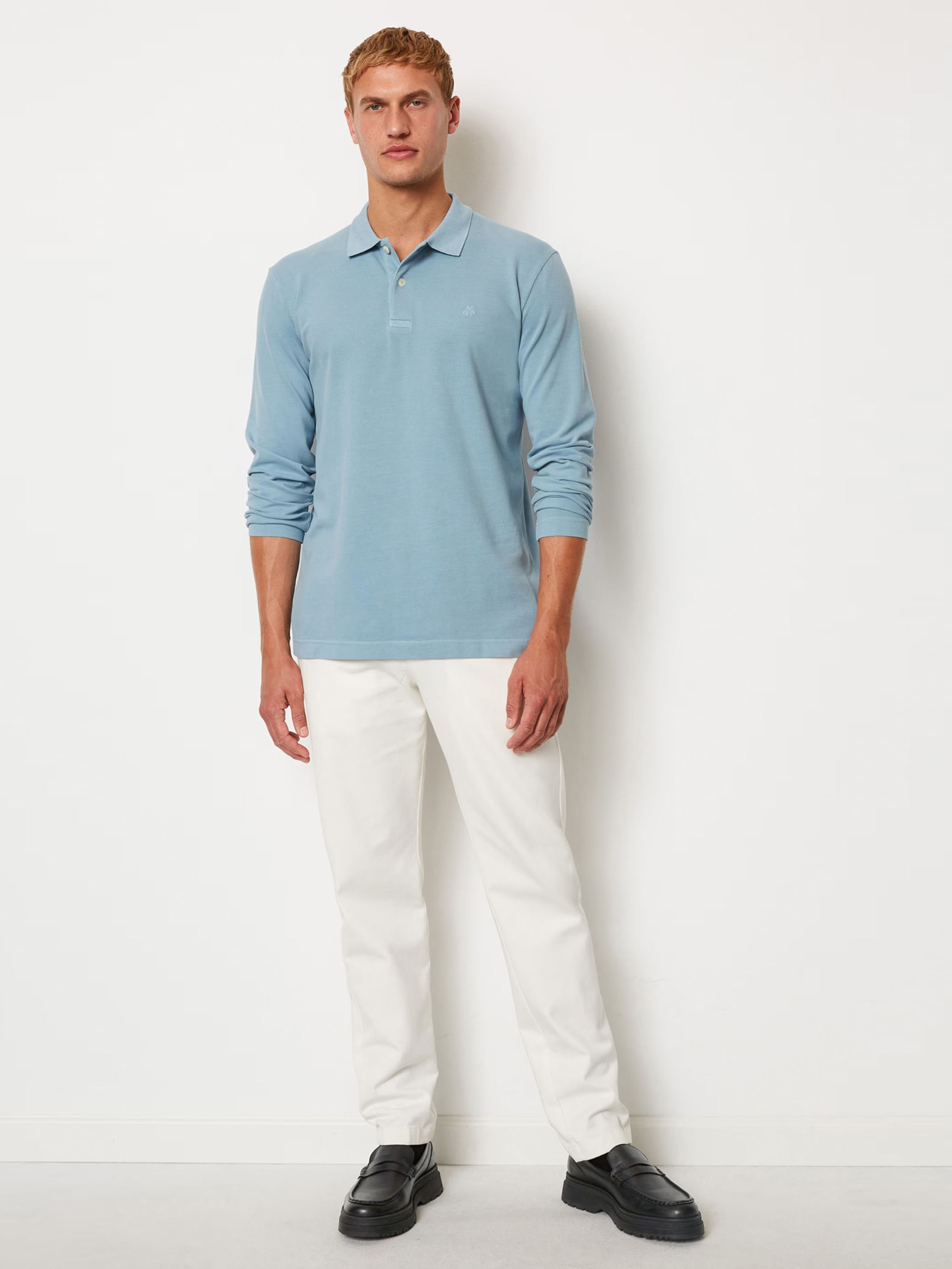 Поло Marc O’Polo модель 420214755030-866 Фото