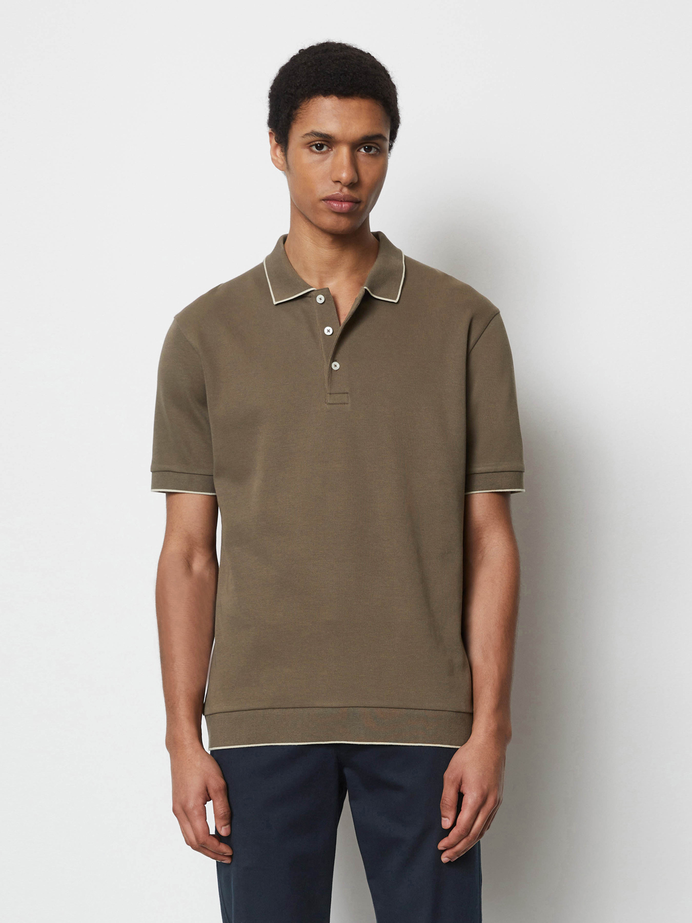 Поло Marc O’Polo модель 422219053006-758 Фото