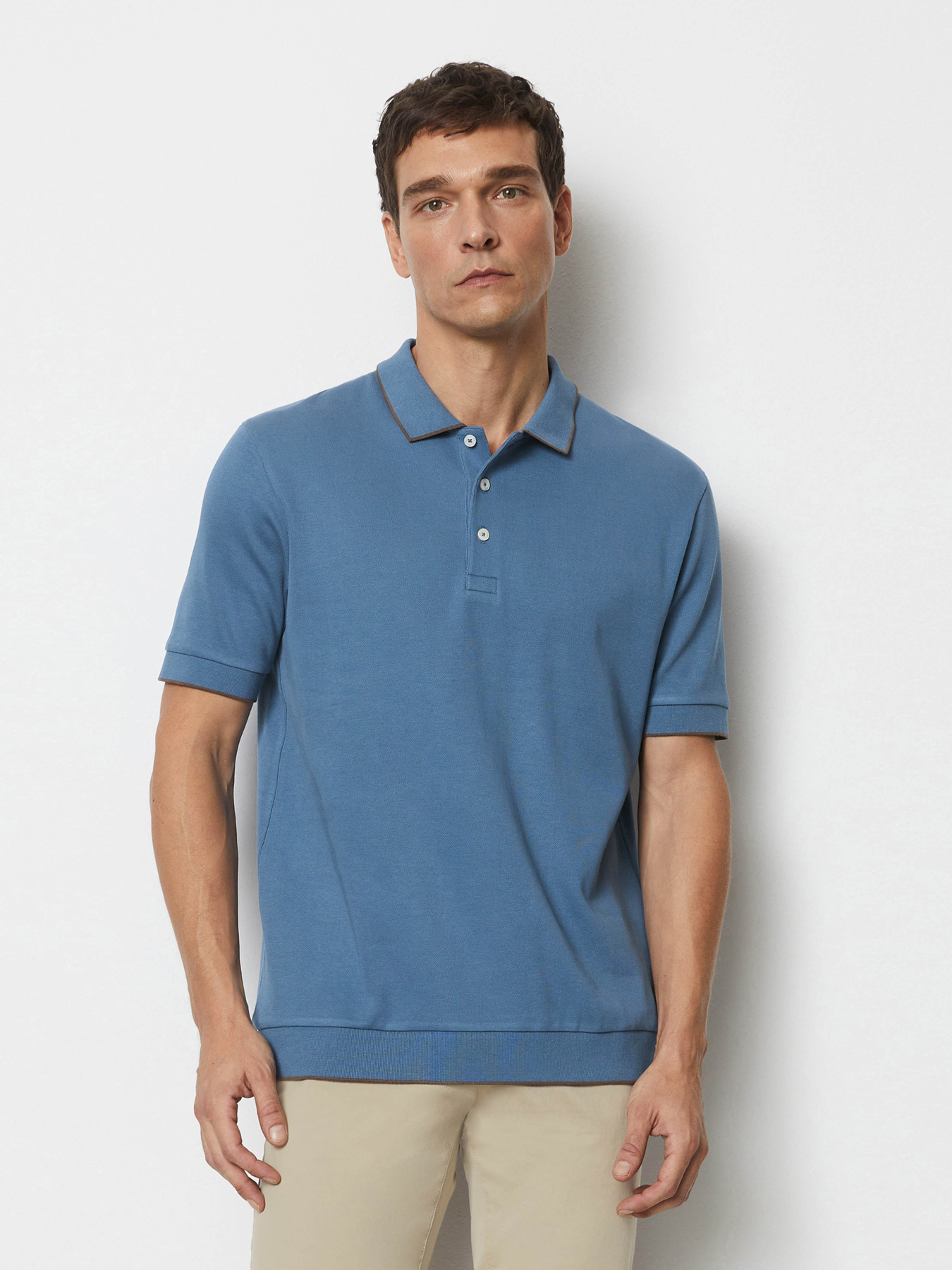 Поло Marc O’Polo модель 422219053006-852 Поло Marc O’Polo модель 422219053006-852 Фото