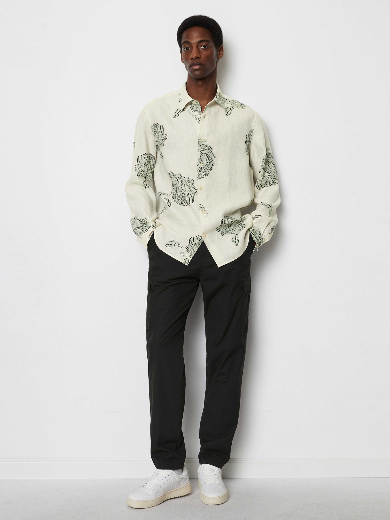 Рубашка повседневная Marc O’Polo модель 423721342426-K19 Фото