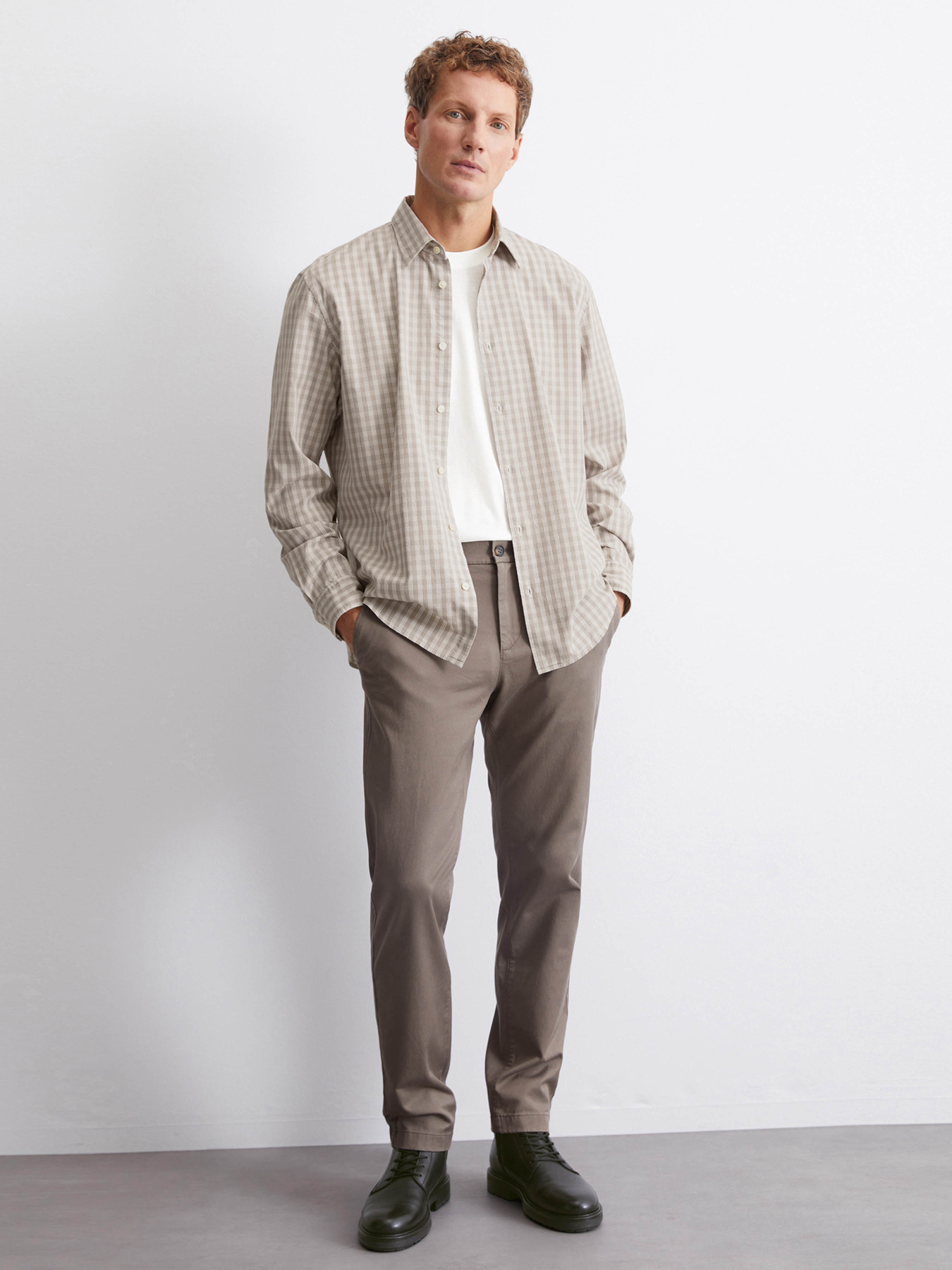 Рубашка повседневная Marc O’Polo модель 428726342118-M70 Рубашка повседневная Marc O’Polo модель 428726342118-M70 Фото