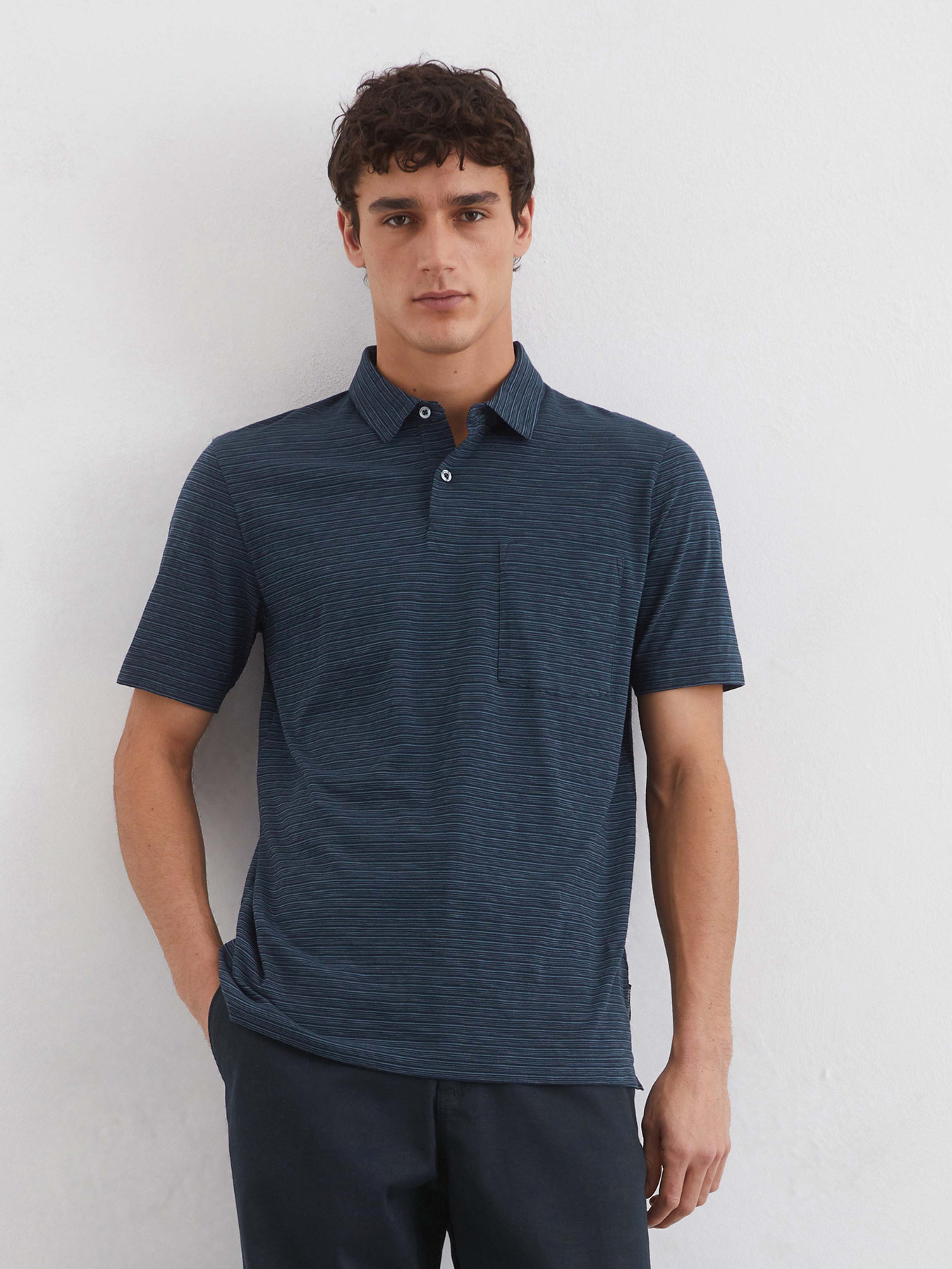 Поло Marc O’Polo модель 522218653036-D19 Фото