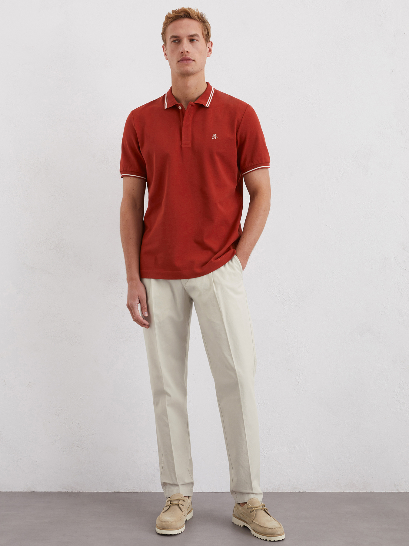 Поло Marc O’Polo модель 523223053054-382 Фото