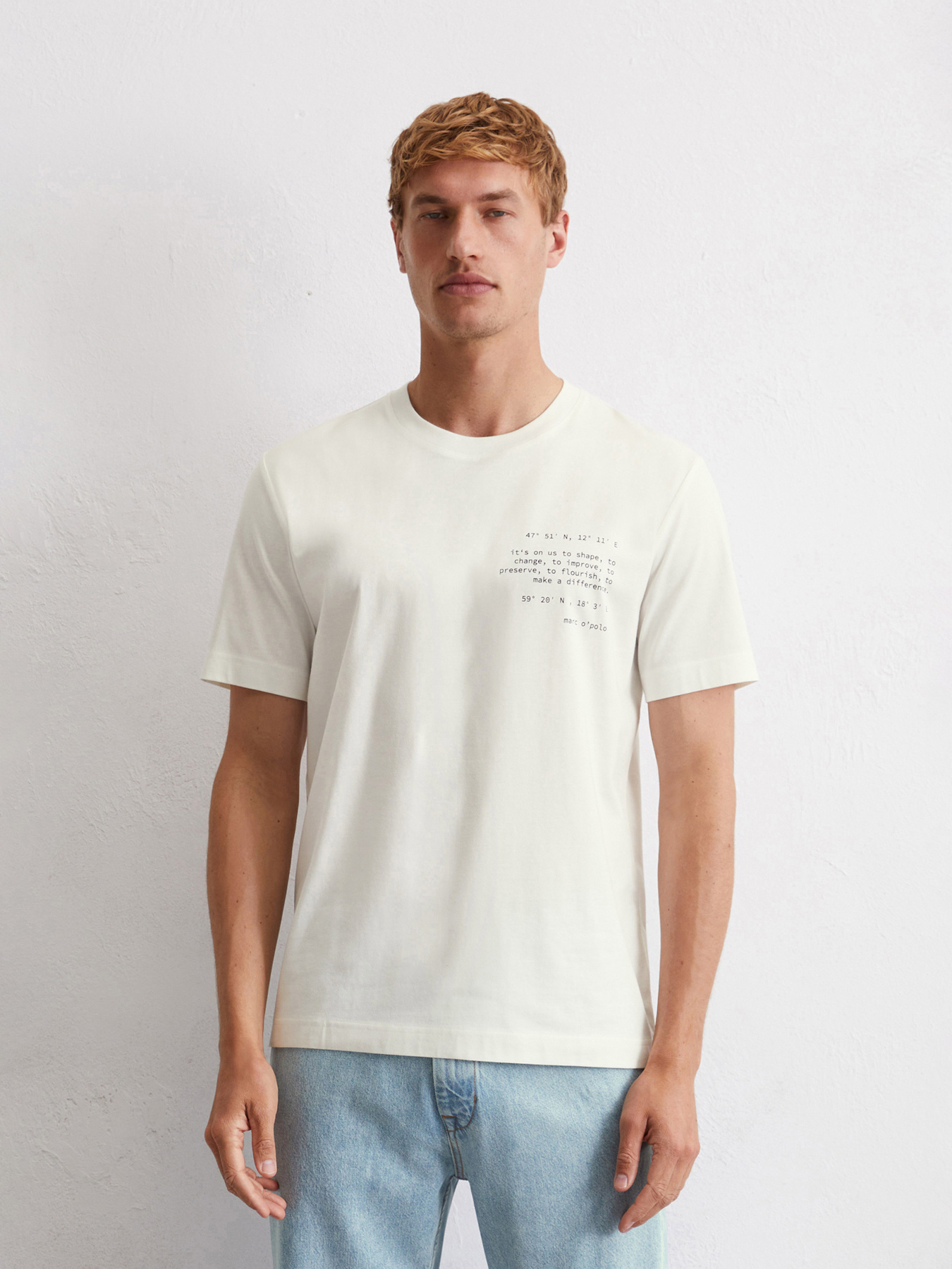 Футболка Marc O’Polo модель 526201251138-101 Фото