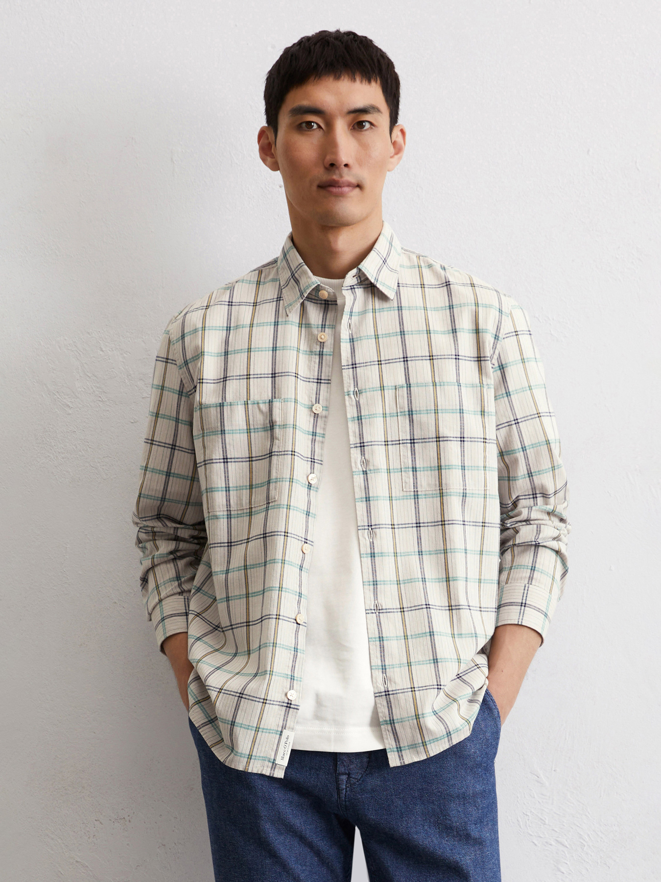 Рубашка повседневная Marc O’Polo модель 526724542108-W42 Фото