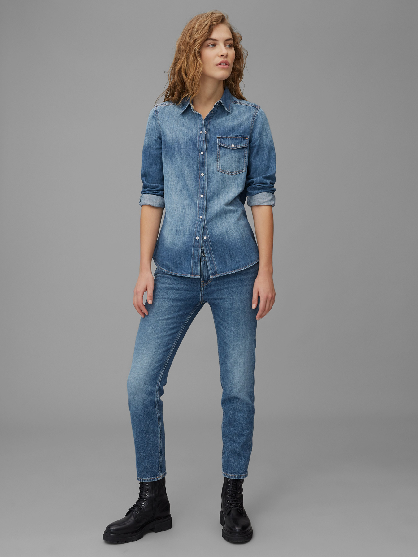 Рубашка Marc O’Polo модель 100900722001-071 Фото