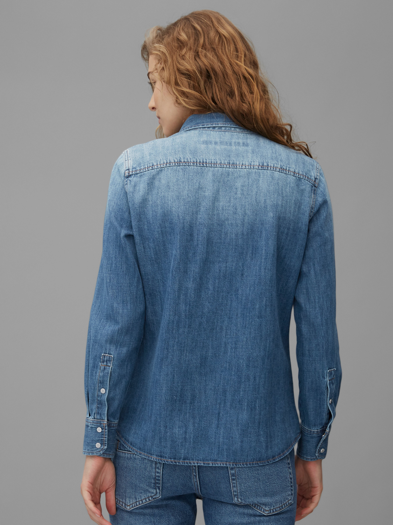 Сорочка повсякденна Marc O’Polo модель 100900722001-071 Сорочка повсякденна Marc O’Polo модель 100900722001-071 Фото