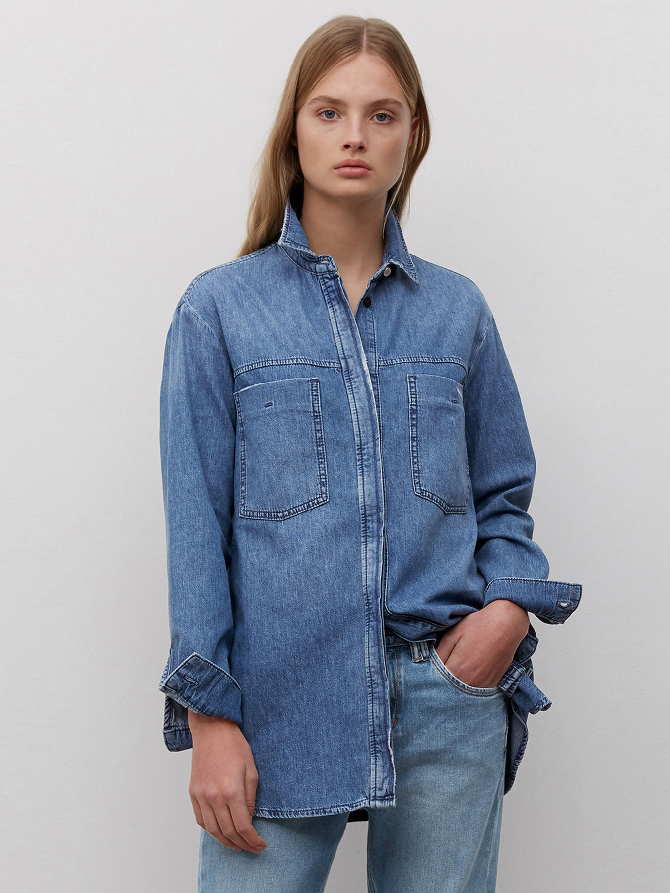 Рубашка повседневная Marc O’Polo DENIM модель 241923922041-P33 Фото