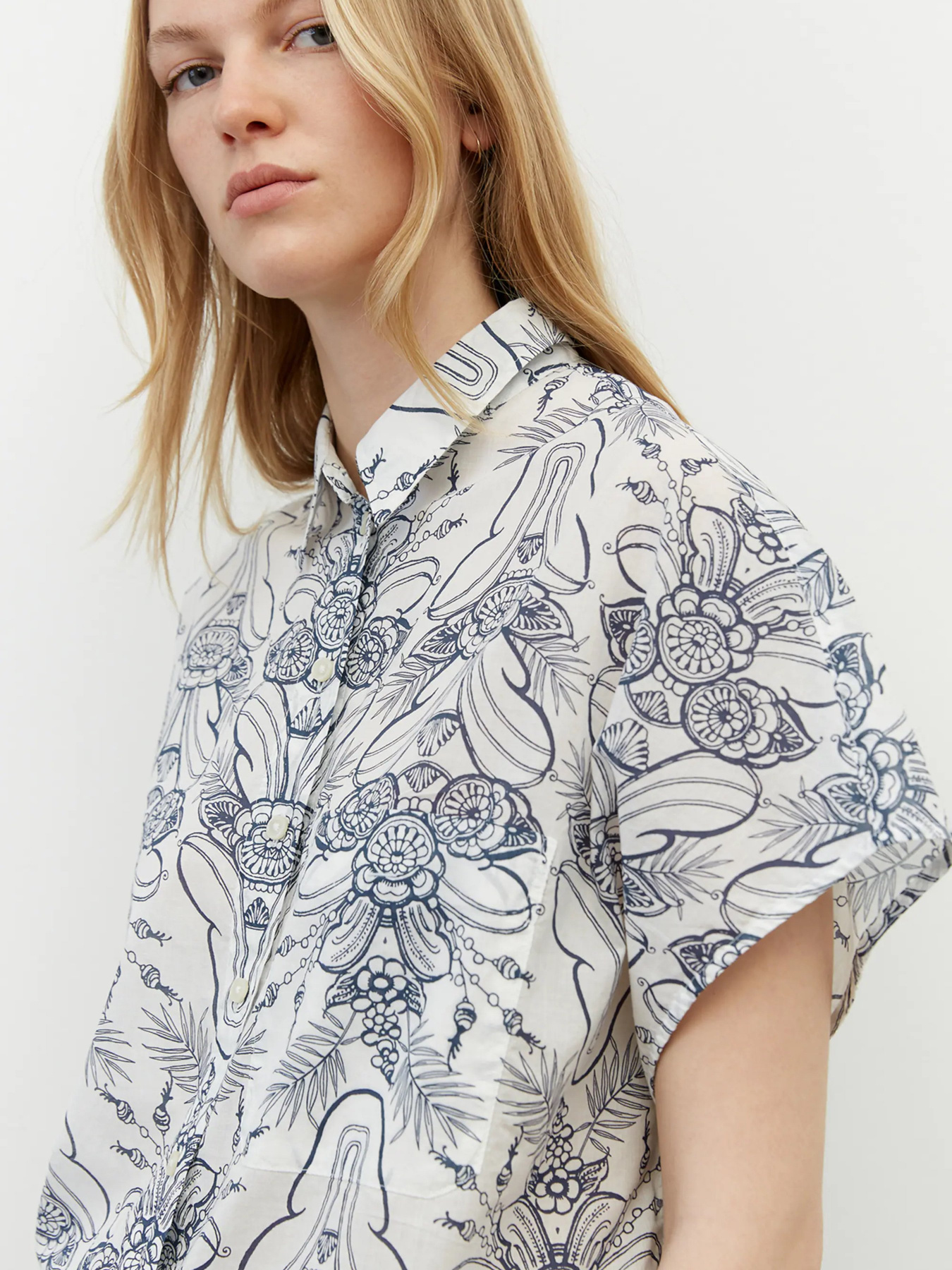 Рубашка повседневная Marc O’Polo модель 204094741009-M14 Фото