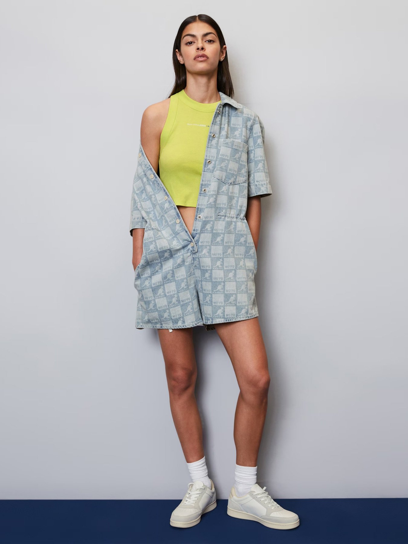 Топ Marc O’Polo DENIM x Kangol модель 344208650081-413 Фото