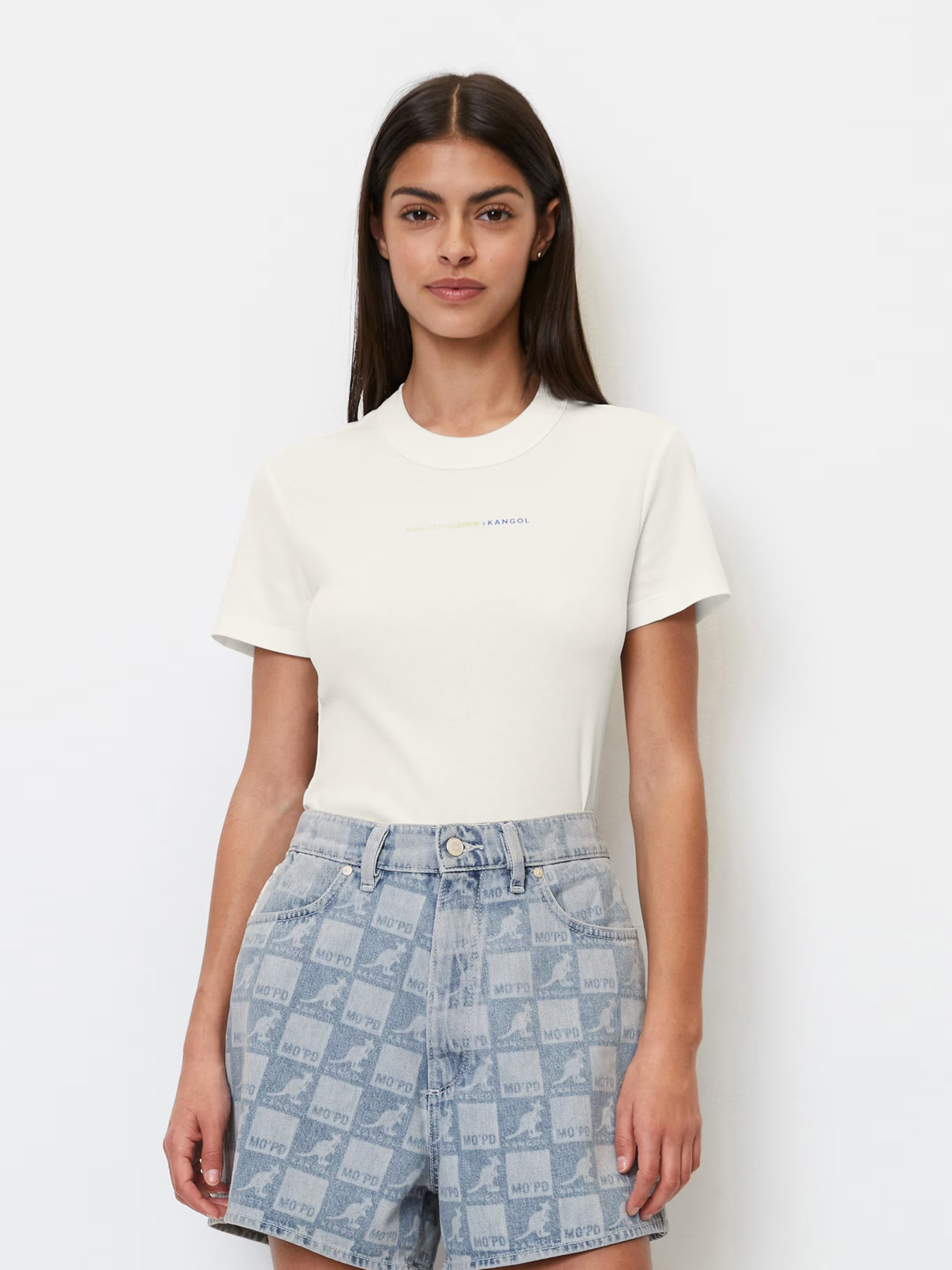 Футболка Marc O’Polo DENIM x Kangol модель 344208651085-101 Фото