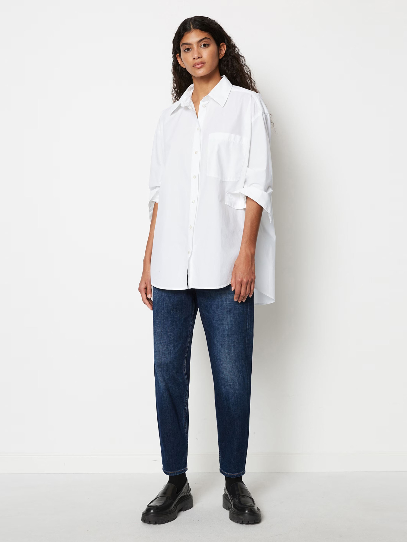 Рубашка повседневная Marc O’Polo модель 400105142009-100 Фото