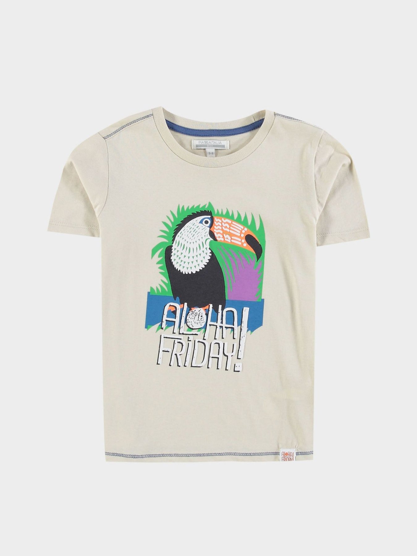 Футболка Piazza Italia модель 02851_beige Футболка Piazza Italia модель 02851_beige Фото