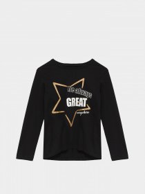 Лонгслів Piazza Italia модель 04663_black Фото