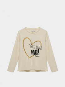 Лонгслив Piazza Italia модель 04663_off white Фото