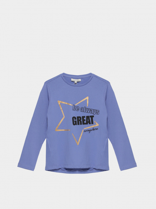 Лонгслів Piazza Italia модель 04663_Denim Фото