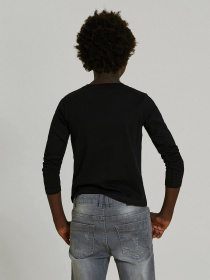 Лонгслів Piazza Italia модель 68947_black Фото