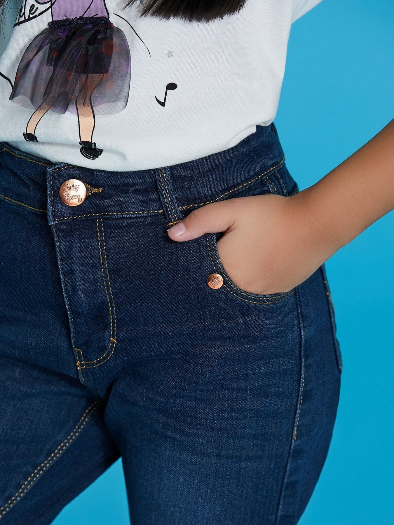 Прямые джинсы Piazza Italia модель 69760_dark denim Фото