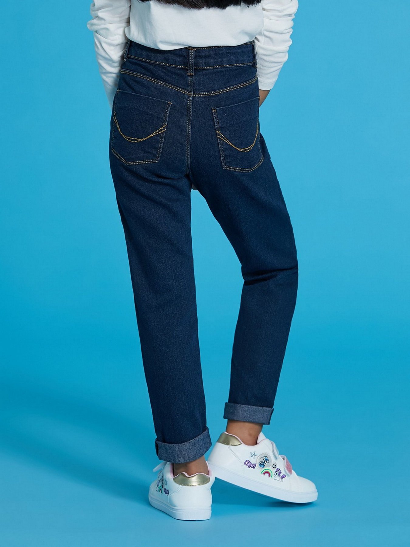 Прямі джинси Piazza Italia модель 69760_dark denim Фото