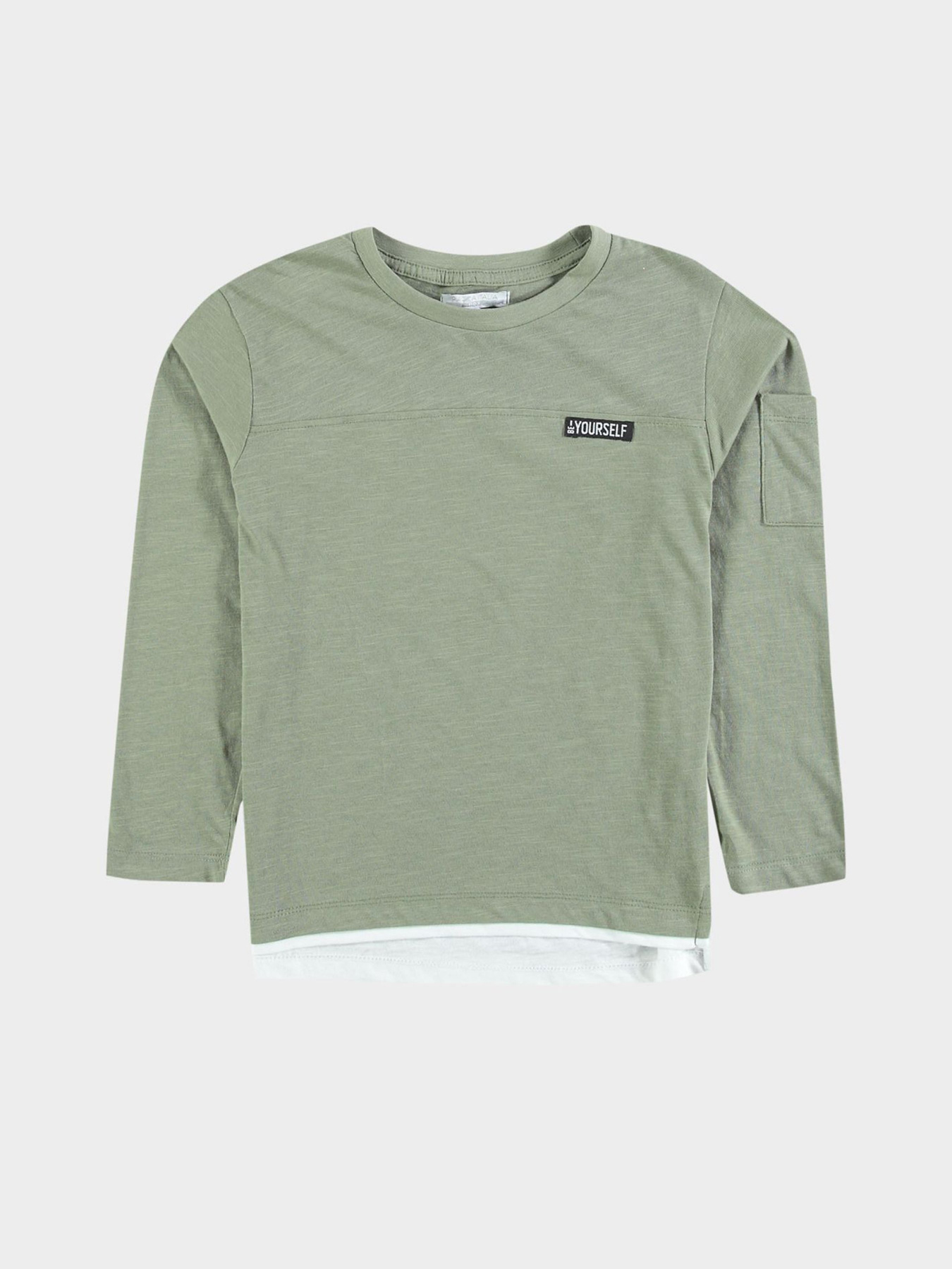 Лонгслив Piazza Italia модель 04675_sage Фото