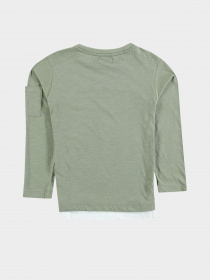 Лонгслив Piazza Italia модель 04675_sage Фото