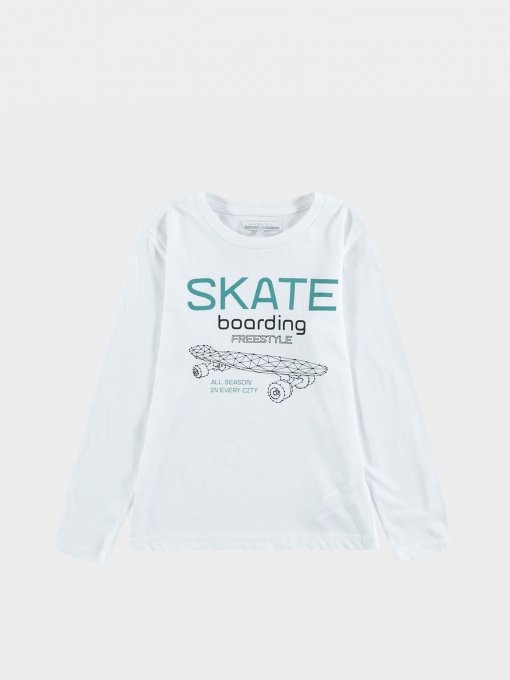 Лонгслів Piazza Italia модель 04705_off white Фото