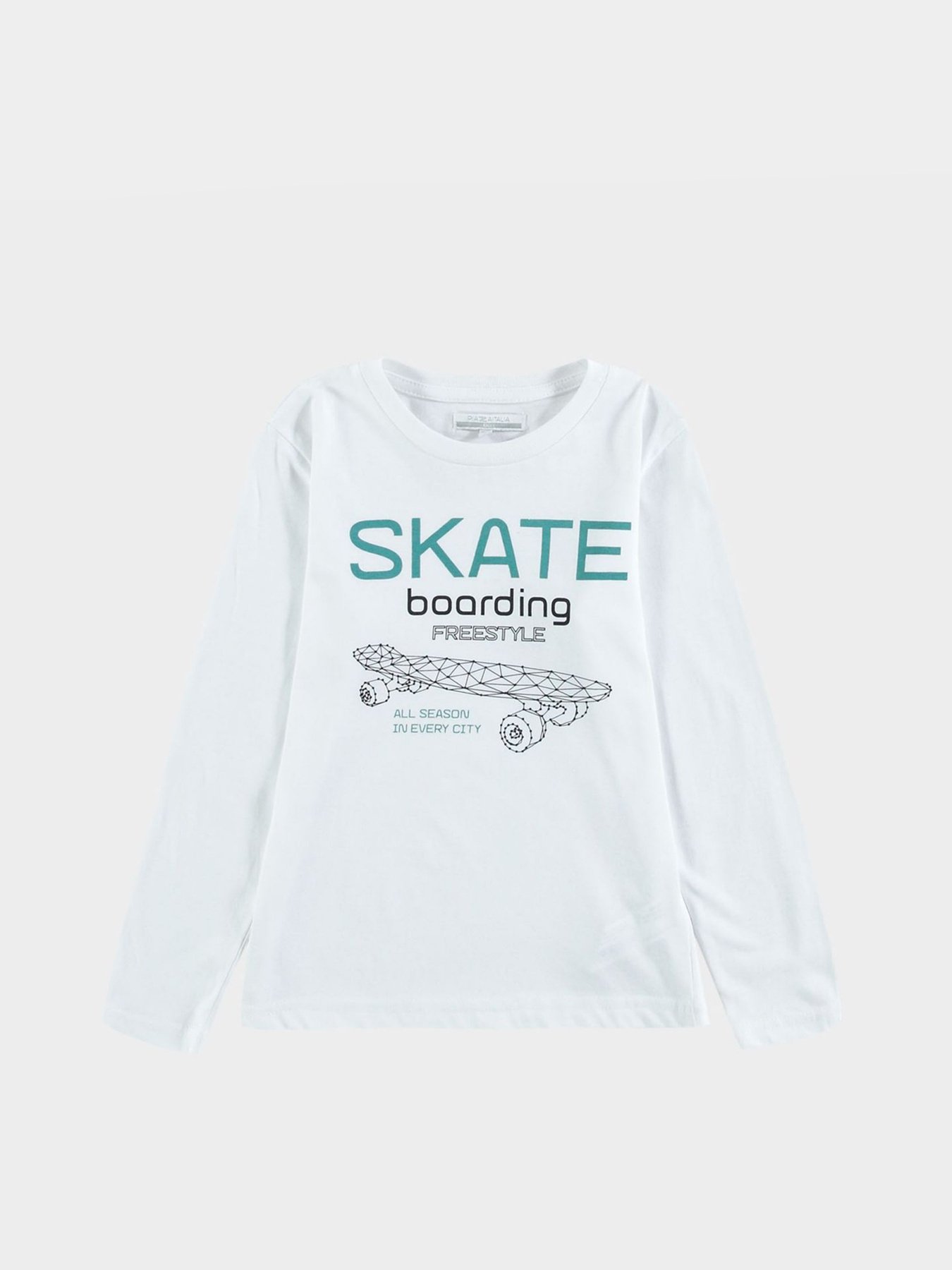 Лонгслів Piazza Italia модель 04705_off white Фото