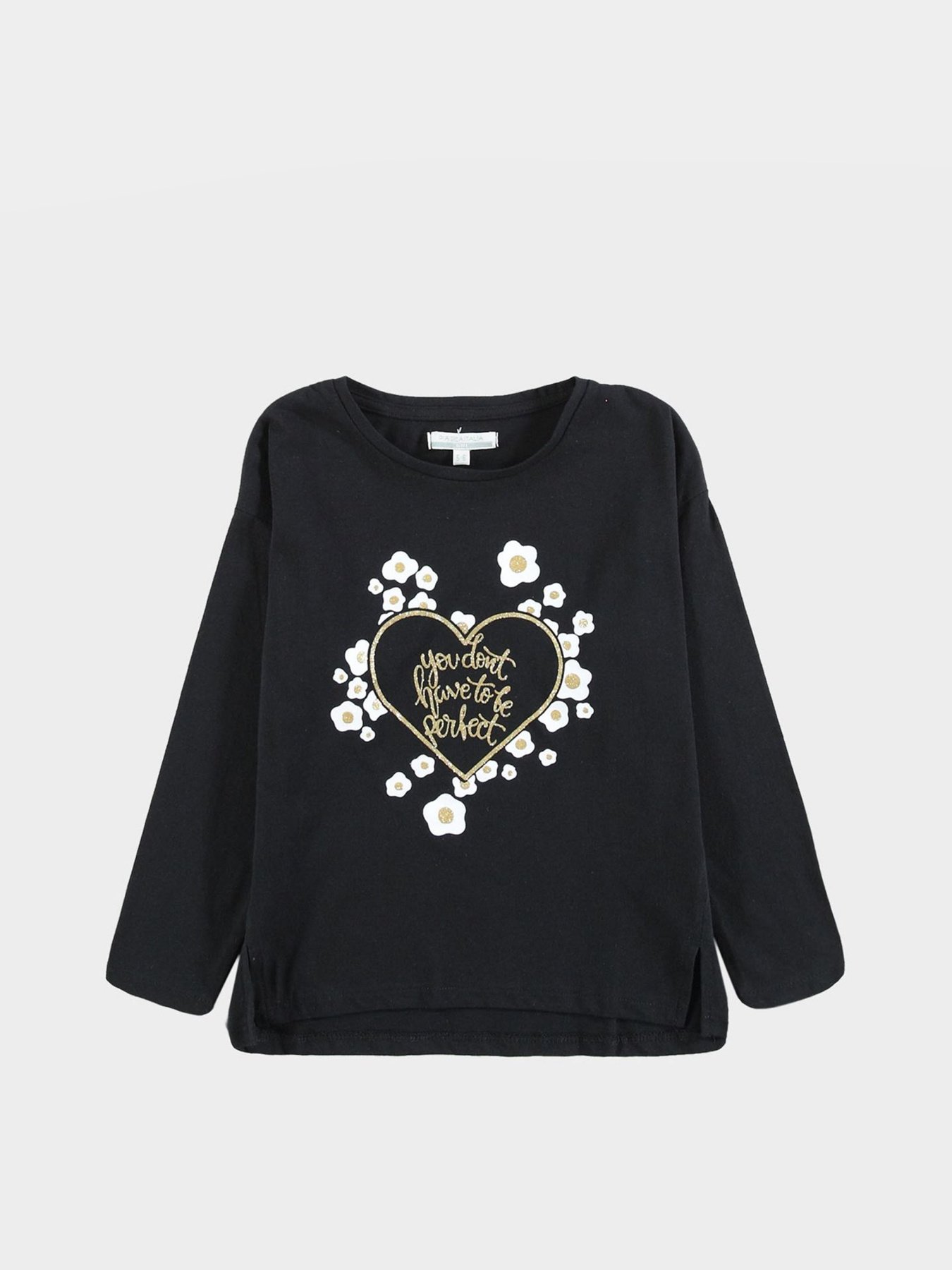 Лонгслив Piazza Italia модель 04750_black Фото