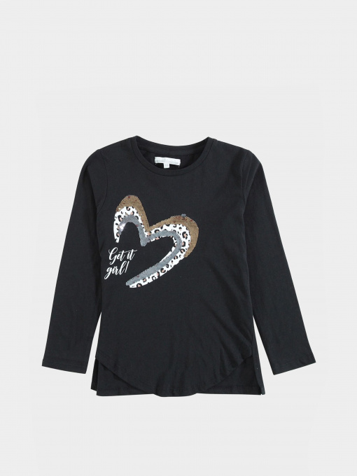 Лонгслив Piazza Italia модель 05245_black Фото