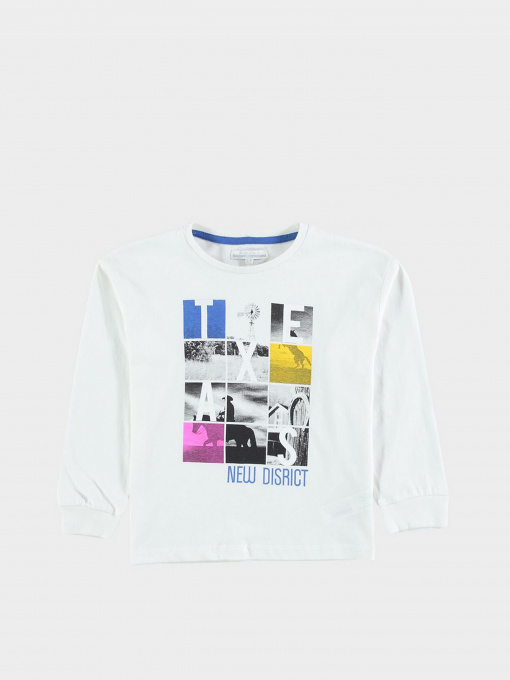 Лонгслів Piazza Italia модель 55020_off white Фото