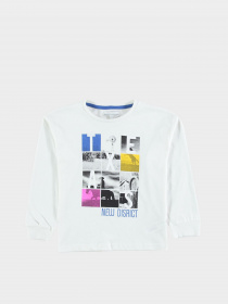 Лонгслив Piazza Italia модель 55020_off white Фото