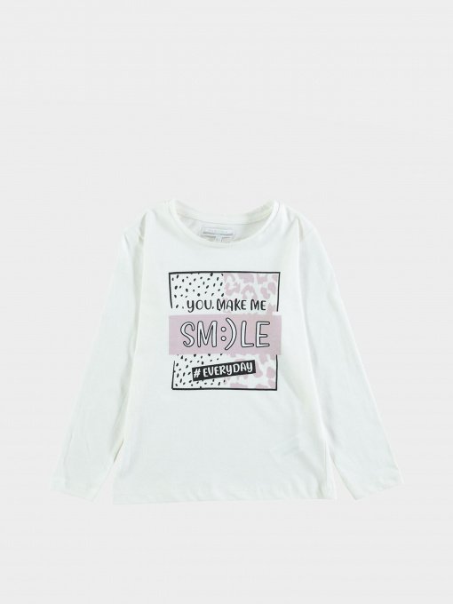 Лонгслив Piazza Italia модель 05283_off white Фото