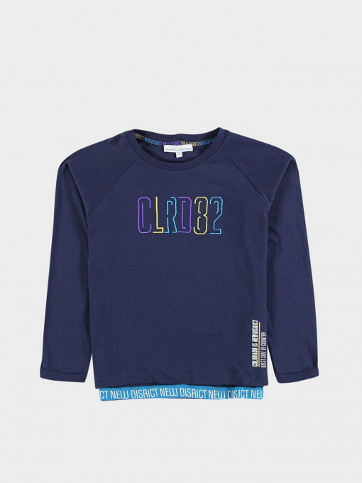 Лонгслив Piazza Italia модель 55081_blue Фото