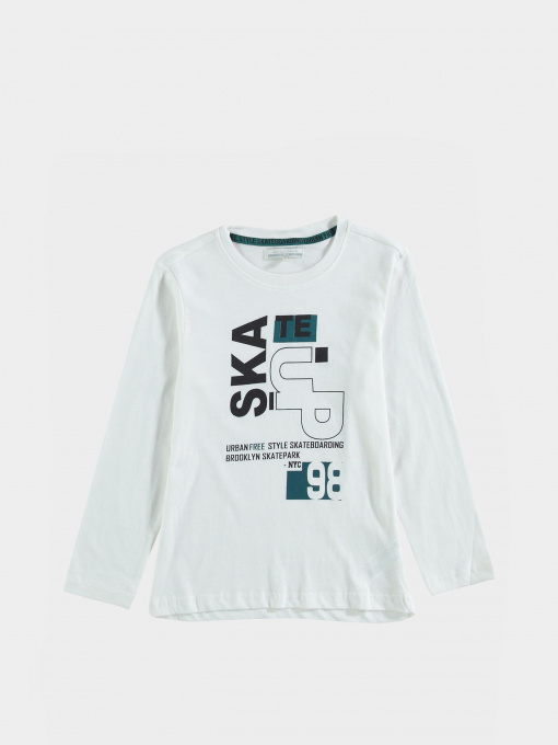 Лонгслів Piazza Italia модель 05526_white Фото