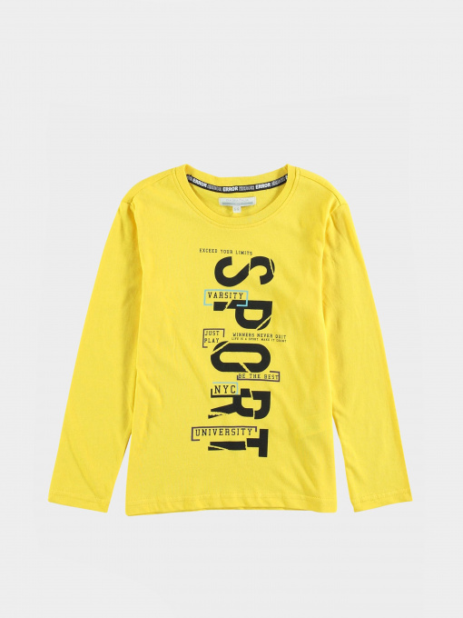 Лонгслів Piazza Italia модель 05526_yellow Фото