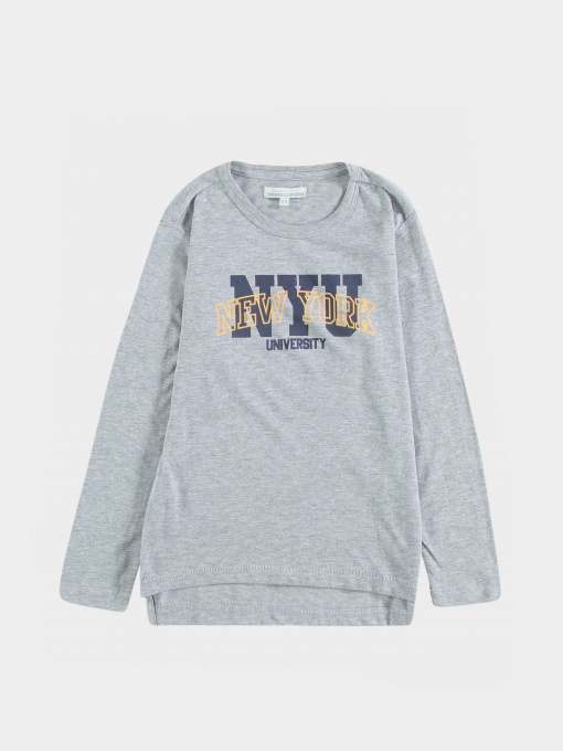 Лонгслів Piazza Italia модель 05544_grey melange Фото