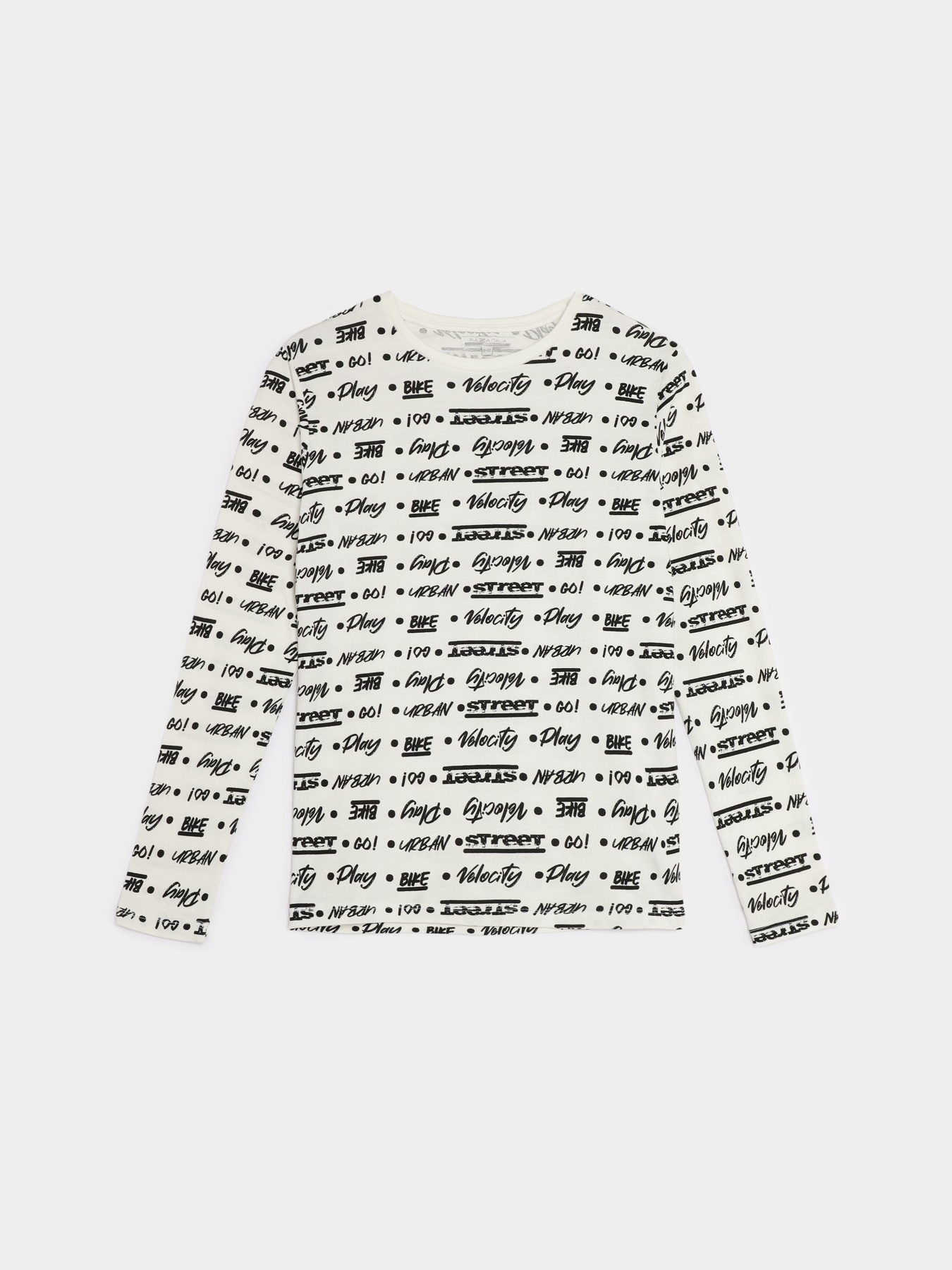 Лонгслив Piazza Italia модель 05548_off white Фото