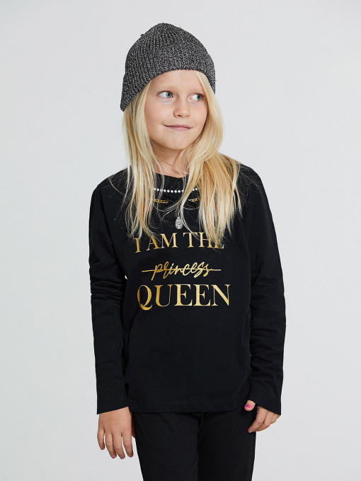 Лонгслів Piazza Italia модель 55956_black Фото