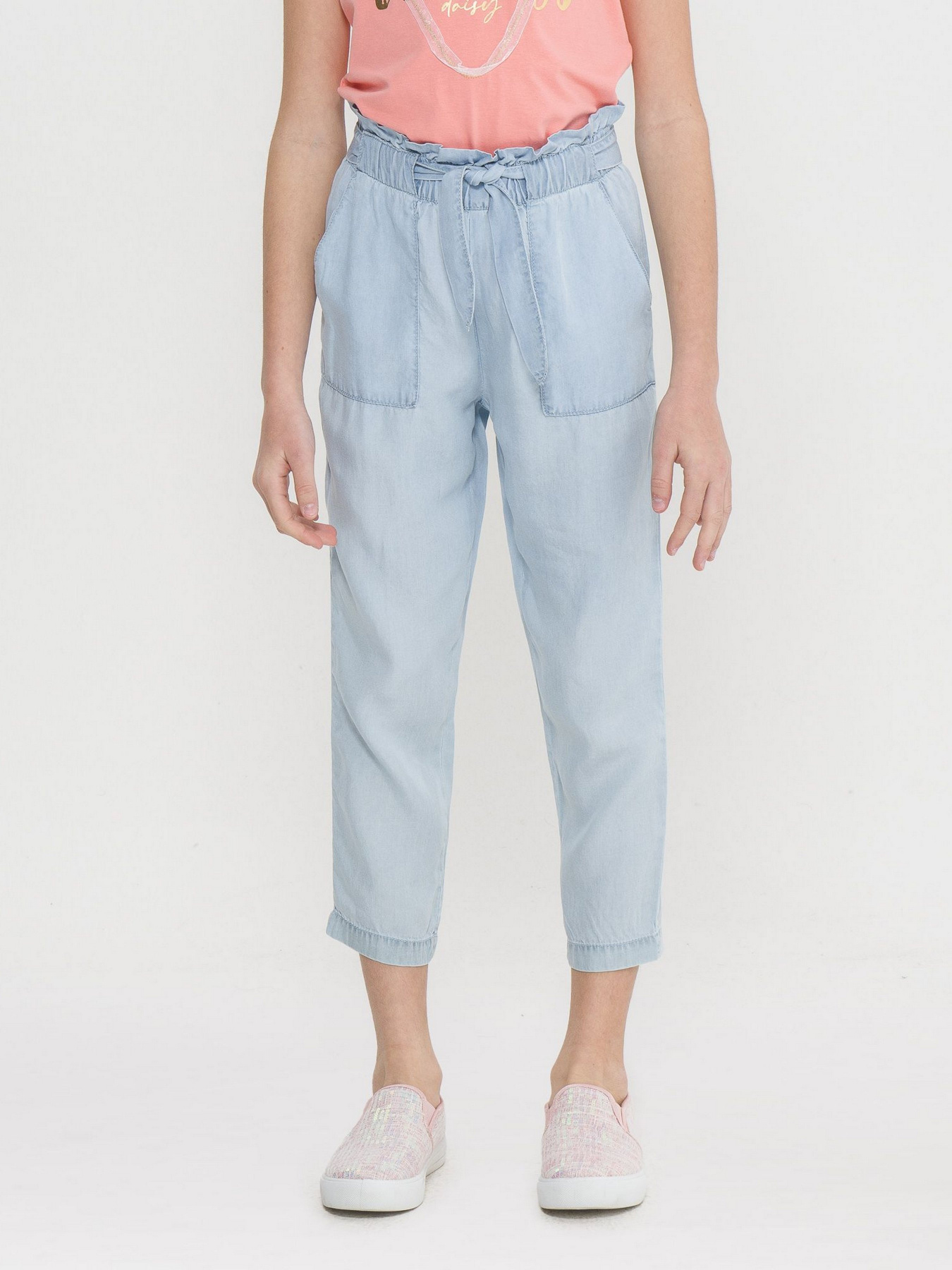 Повсякденні штани Piazza Italia модель 01823_light denim Фото