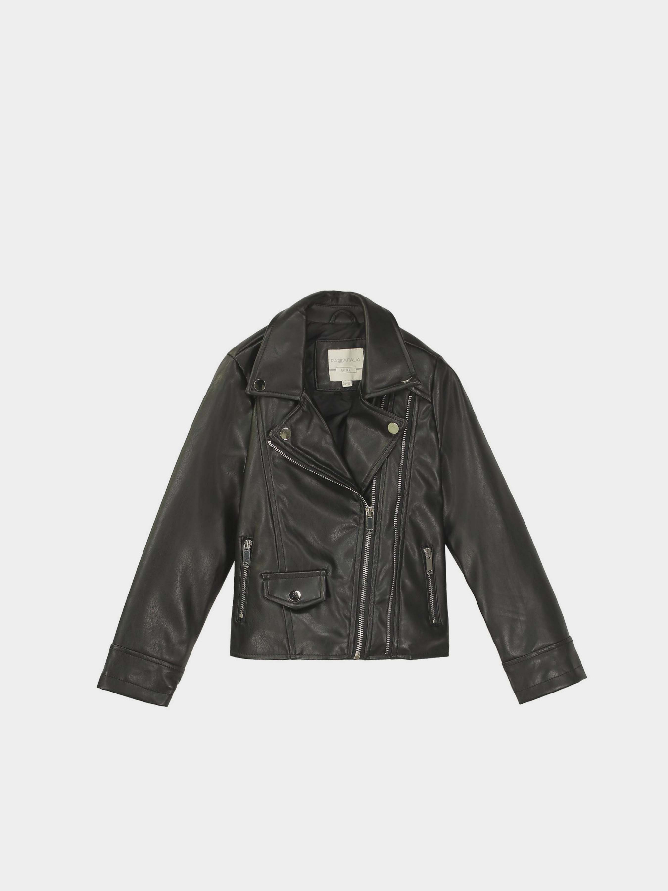 Куртка кожаная Piazza Italia модель 55805_black Фото