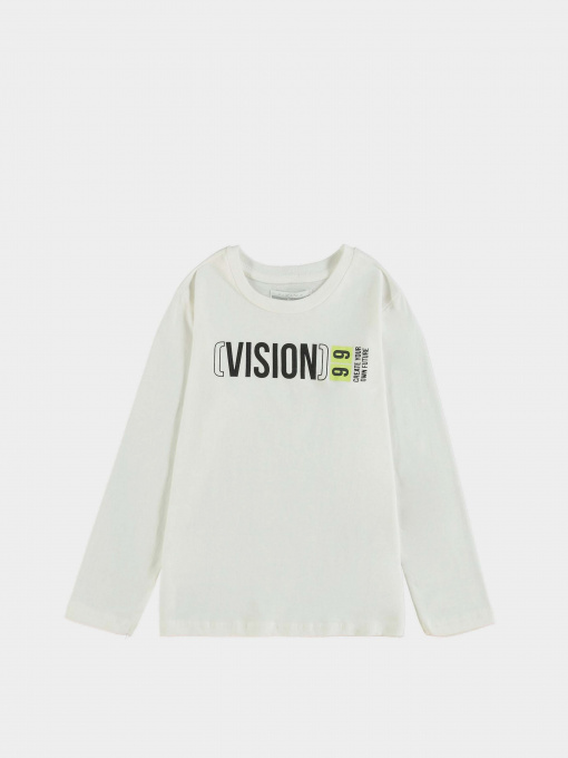 Лонгслив Piazza Italia модель 56076_off white Фото