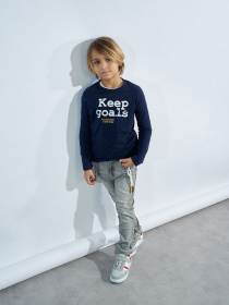 Лонгслів Piazza Italia модель 63111_blue Фото