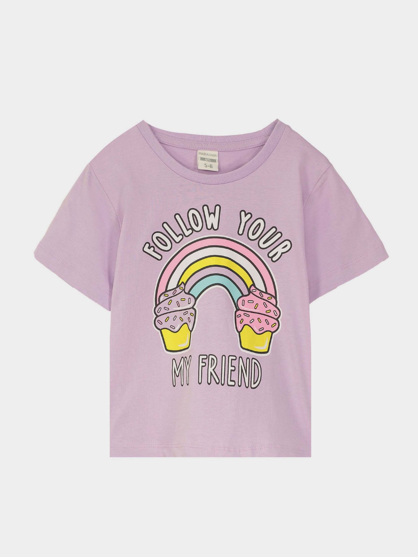 Футболка Piazza Italia модель 60706_lilac Фото