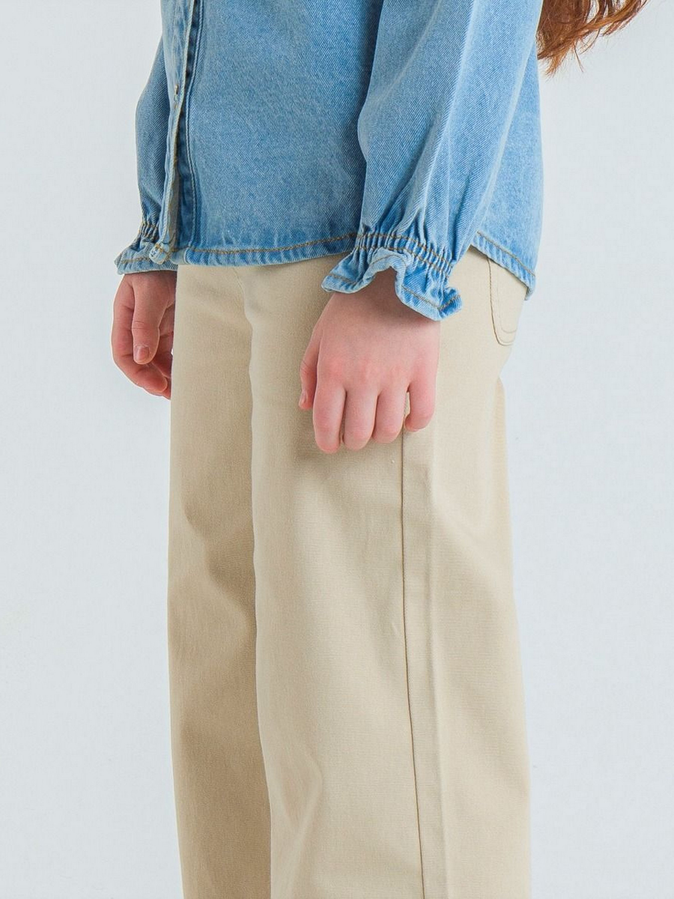 Брюки повседневные Piazza Italia модель 55477_beige Фото