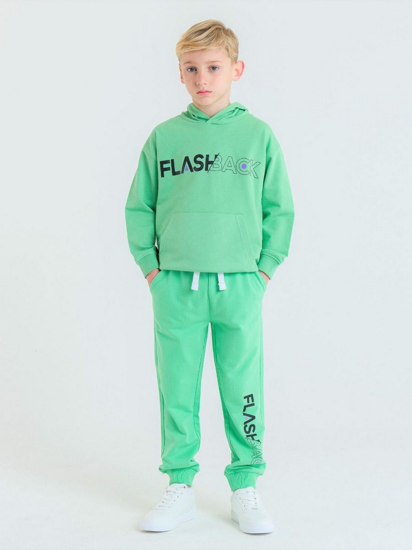 Джоггеры Piazza Italia модель 56075_green Фото