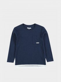 Лонгслив Piazza Italia модель 69765_blue Фото