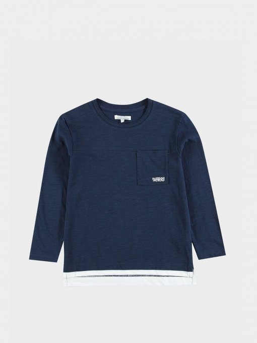 Лонгслив Piazza Italia модель 69765_blue Фото